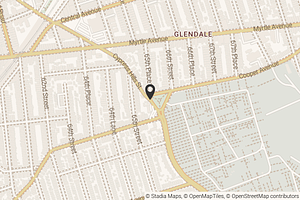 Map with location marker