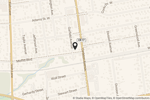 Map with location marker