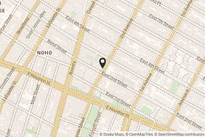 Map with location marker