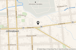 Map with location marker