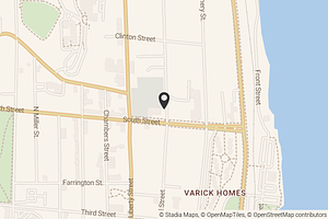 Map with location marker