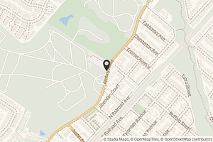 Map with location marker