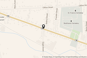 Map with location marker