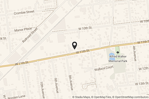 Map with location marker