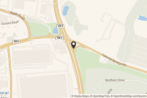 Map with location marker