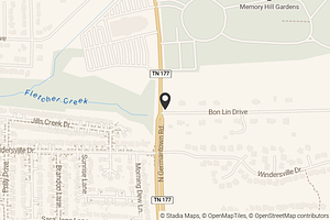 Map with location marker