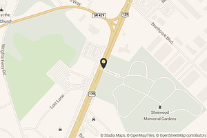 Map with location marker