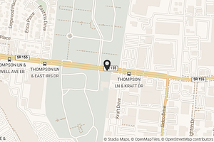 Map with location marker