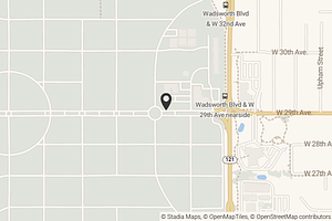 Map with location marker