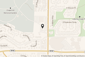 Map with location marker