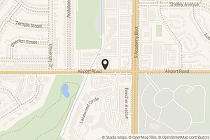 Map with location marker