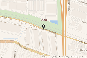 Map with location marker