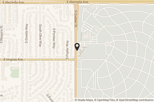 Map with location marker