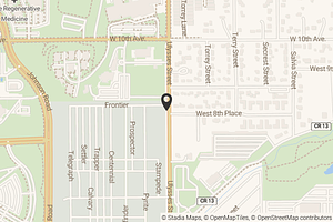 Map with location marker