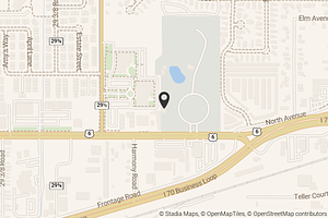 Map with location marker