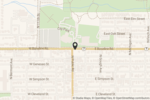 Map with location marker