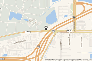 Map with location marker