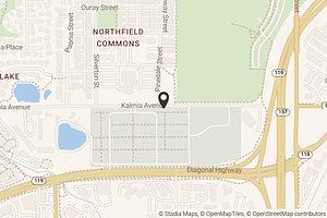 Map with location marker