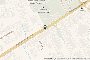 Map with location marker