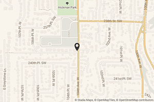 Map with location marker