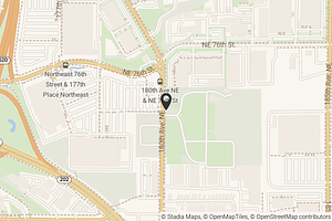 Map with location marker