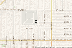 Map with location marker