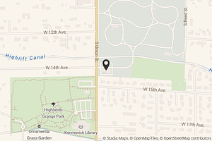 Map with location marker