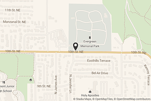 Map with location marker