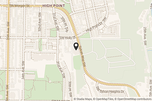 Map with location marker