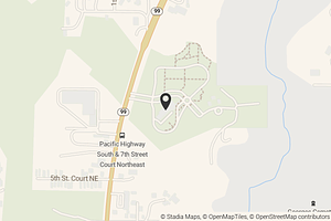 Map with location marker