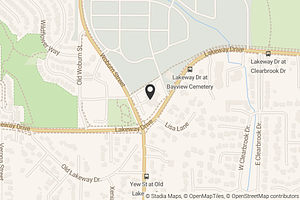 Map with location marker