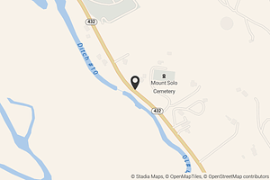 Map with location marker