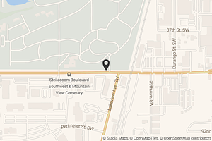 Map with location marker