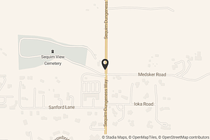 Map with location marker