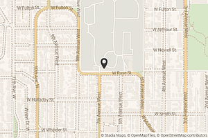 Map with location marker