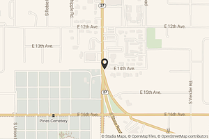 Map with location marker