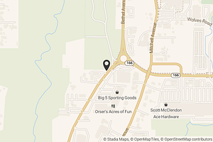 Map with location marker