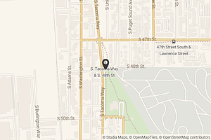 Map with location marker