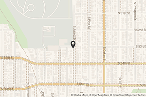 Map with location marker