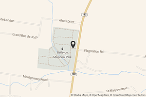 Map with location marker