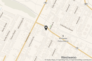 Map with location marker