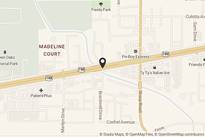 Map with location marker