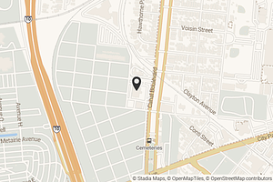 Map with location marker