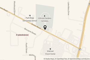 Map with location marker