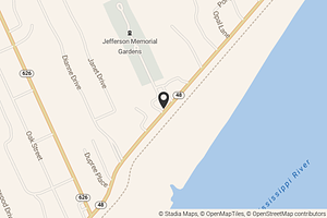 Map with location marker