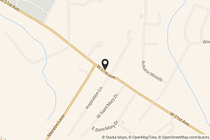 Map with location marker