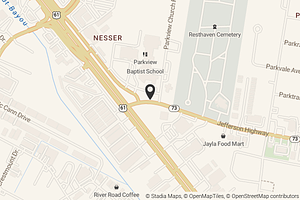 Map with location marker