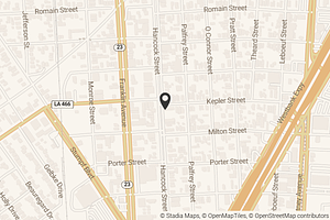 Map with location marker