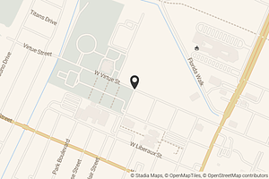 Map with location marker