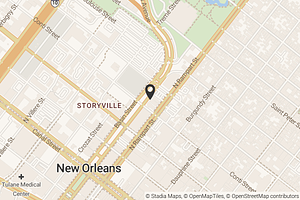 Map with location marker